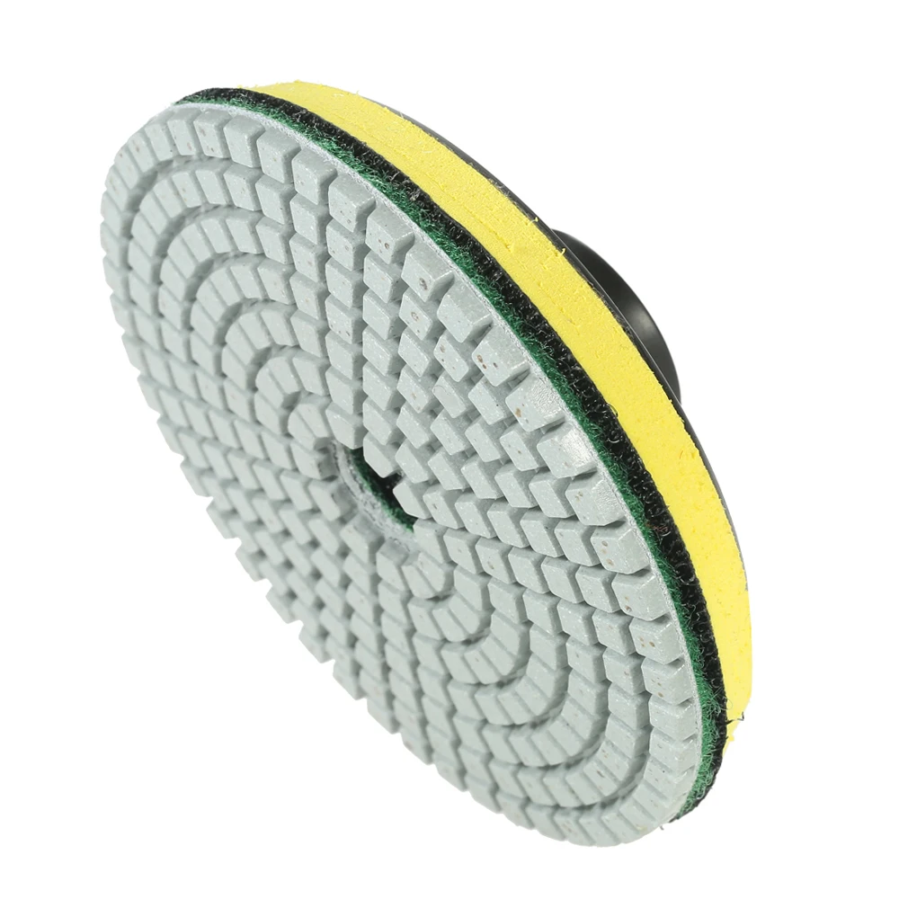 Almohadillas de pulido de diamante de 4 pulgadas, almohadillas de pulido húmedo, almohadilla de respaldo, granito, mármol, piedra, azulejo de cerámica, herramientas de pulido de hormigón