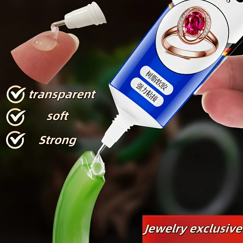 غراء خاص بالمجوهرات، غراء دقيق مناسب للمجوهرات الرائعة، وإنشاء مجوهرات رائعة، وهو آمن ولا طعم له. #3