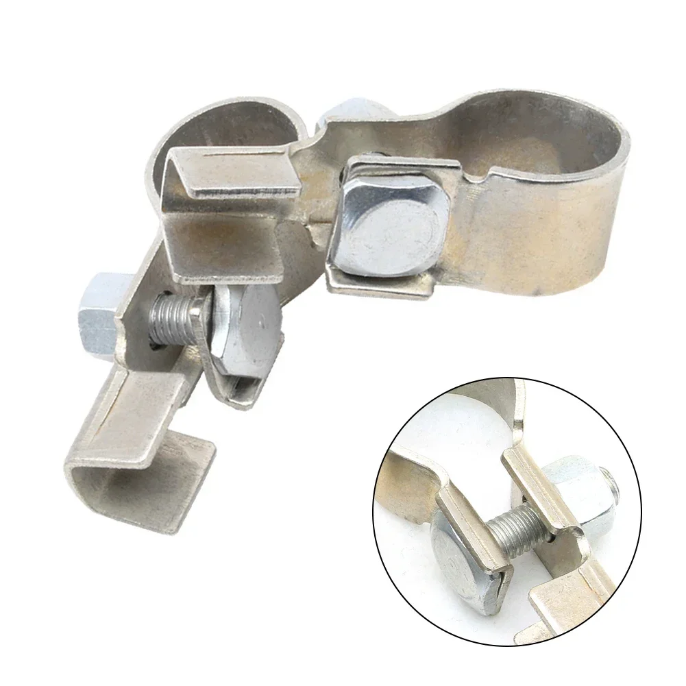 1 Pair Car Battery Termina Auto Battery Cable Pure Copper Terminal Clamp Connector Negative Positive For Car Truck Buse