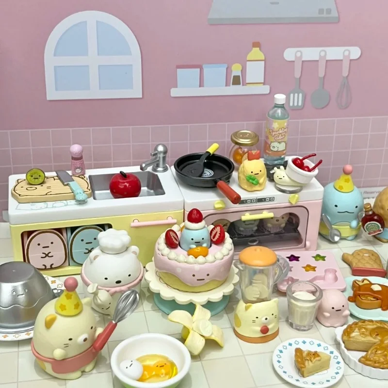 

In Stock Rement Corner Buddies Dessert Baking Miniature Scene Fine Model Trendy Play Collection Blind Box Figurine