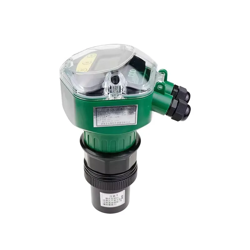 Ultrasonic level gauge integrated split water level gauge 4-20mA liquid level sensing transmitter