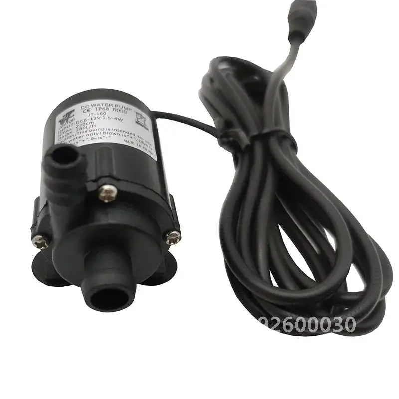 NEW UPDATE JT-160A DC 6-12V 280L/h Micro Fish Tank aquarium Pump Pump Submersible Water Electric