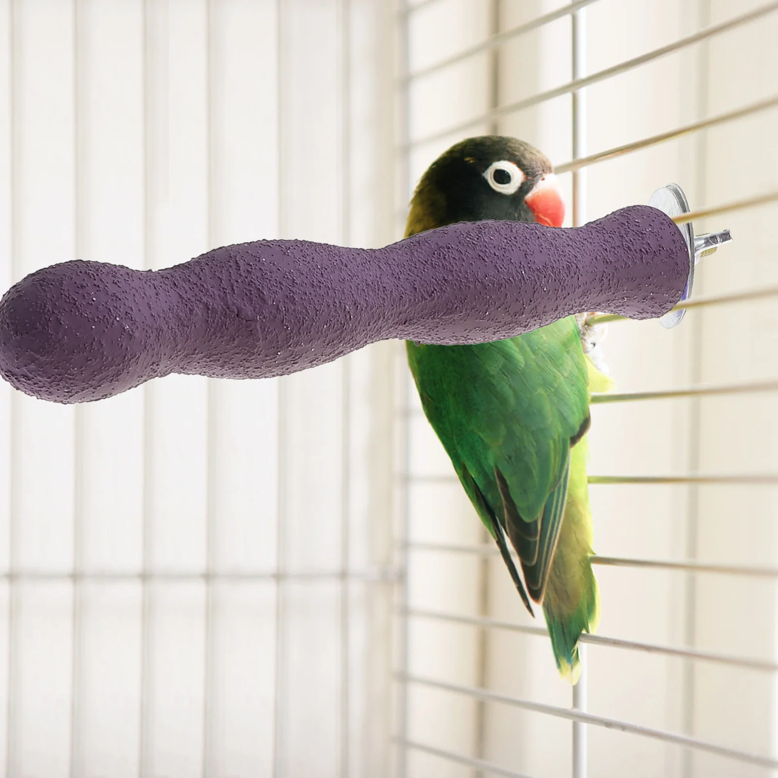 

20Cm Bird Perch Natural Wood Rough Sand Grinding Stick for Beak Nail Care Foot Exercise Parrot Stand Cage Accessories