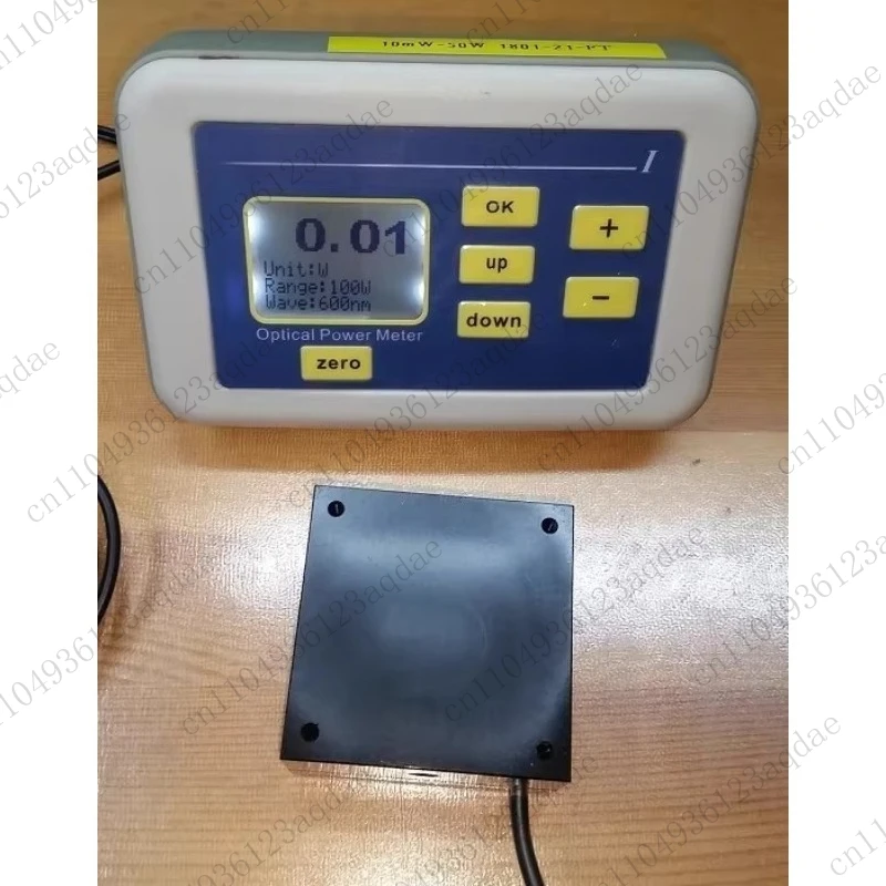 High-Precision Full-Wavelength  Power Meter - 200mW Range, 10uW Resolution, Pyroelectric Probe