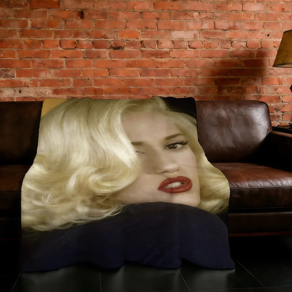 Blanket Super Warm Comfortable Singer Stefani G-Gwen Plush Throw Blanket Child Home Sofa Bedroom Gift