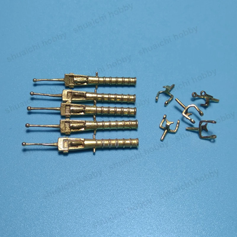 1 قطعة طول 34 مللي متر برودسايد بندقية/38 مللي متر يلقي مدفع نموذج محاكاة المدفعية DIY بها بنفسك اكسسوارات ل 1/48 مقياس المراكب الشراعية سفينة حربية نماذج