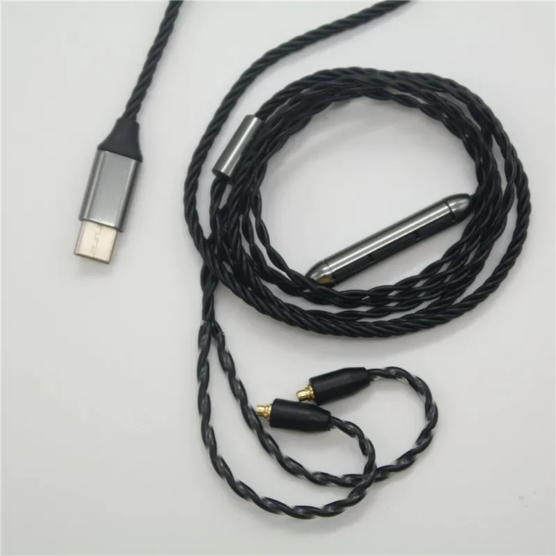 كابل سماعة رأس من النوع c ، سلك mmcx ، سلك نحاسي se535