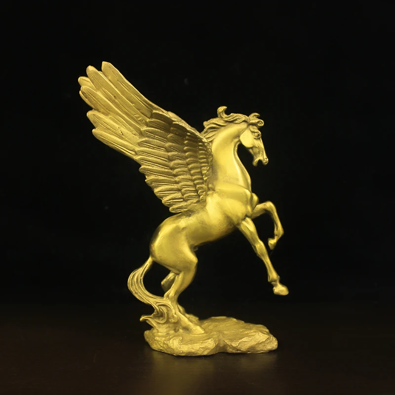 flying Apsaras pure brass precision casting home decoration company store decoration. Specification 16 * 5.5 * 19cm Weight 0.7kg