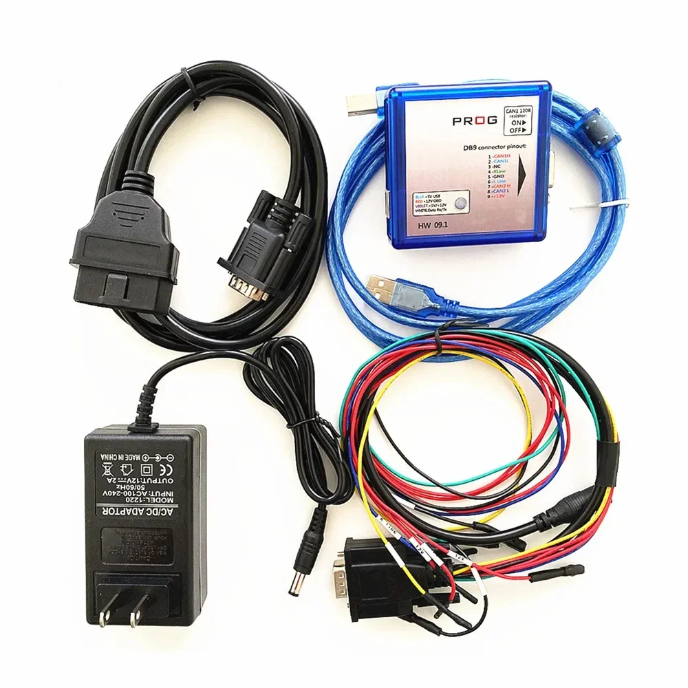 Newest Licenses IO-PROG for PSA BSI for FORD BCM for GM/OPEL ECU TCM BCM EPS BD9 Connector Pinout IO Terminal IO PROG Programmer