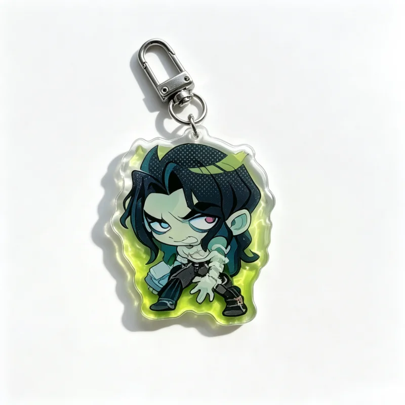 Wave 2 Character Acrylic Bag Charms, Victor Vindicta Calico Billy Haze Wraith Seven Mirage, Collectible Keychain Pendant