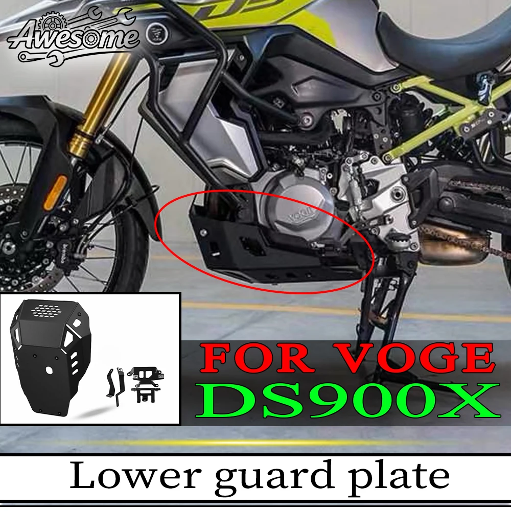 Skid Plate For Fit VOGE DS900X High Strength Wear Scratch Resistance Protects Engine And Bottom Chassis From Impact