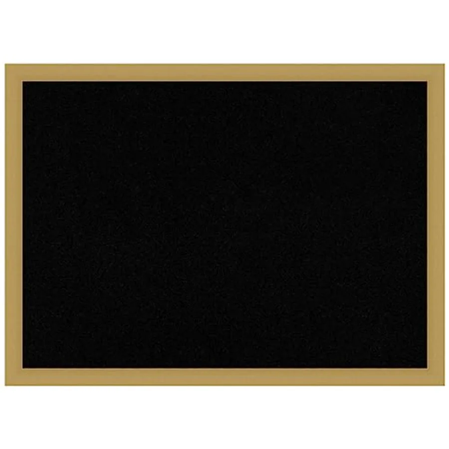 

Black Cork Board for Wall 22x30 Vision Board with Gold Frame Medium Corkboard Office Decor for Home Organization Casual Corkboa