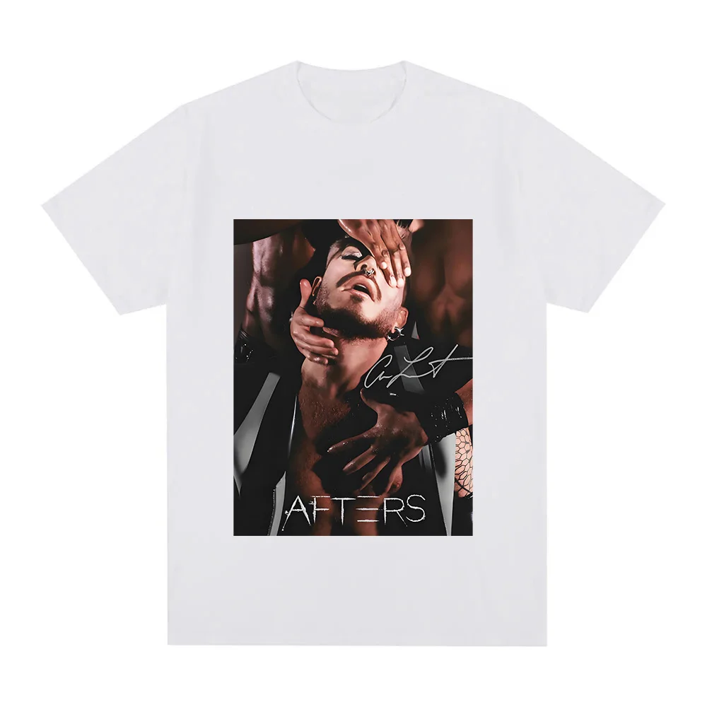 Adam Lambert T-Shirt Fashion Round Neck Short Sleeve  Футболки Roupas Femininas Casual Cotton Clothes Summer Women Tees