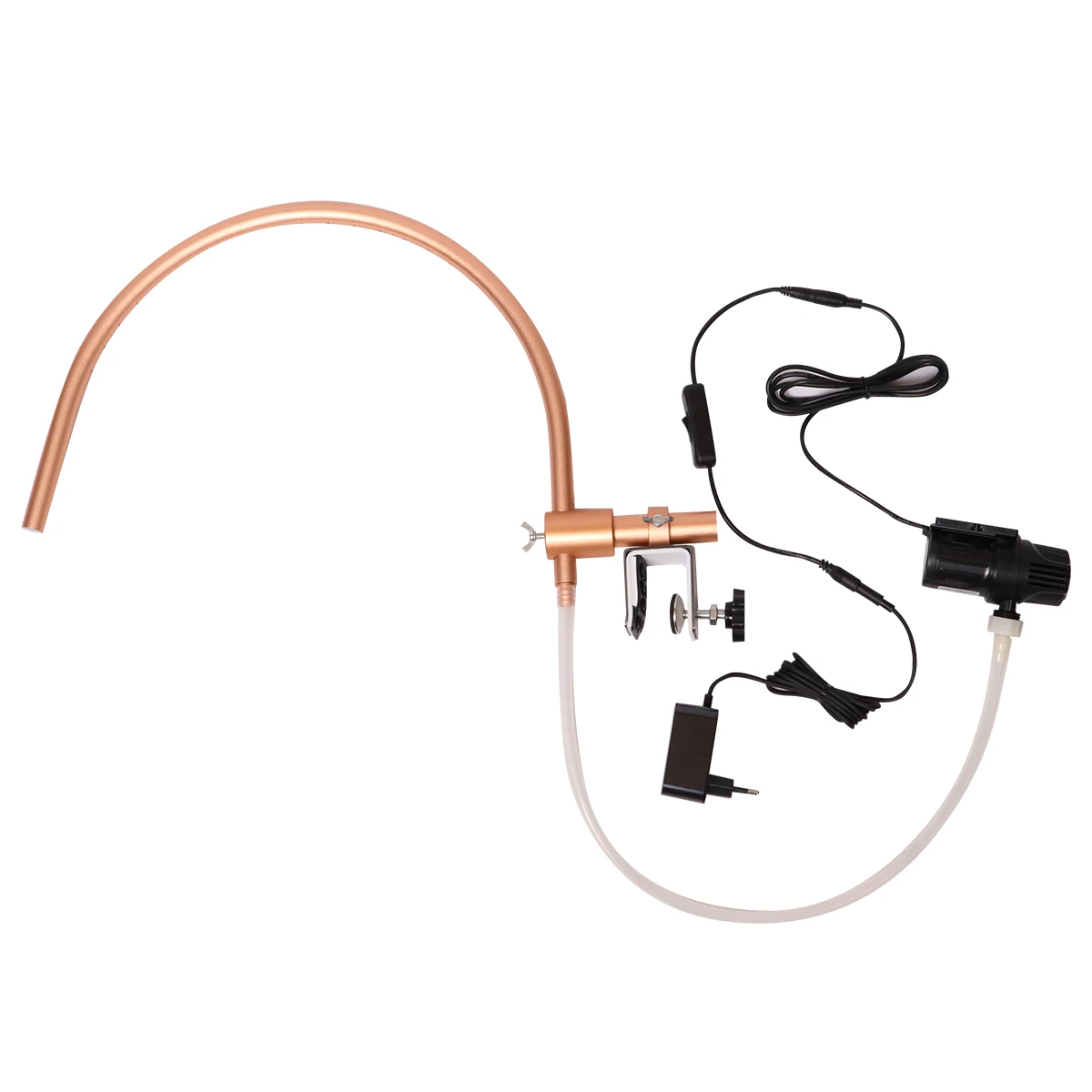 Multi-Angle Head Spa Waterfall Frame Water Circulation Device Salon Barber Shop Shampoo Sink Hair Washing Adjustable Bend Set