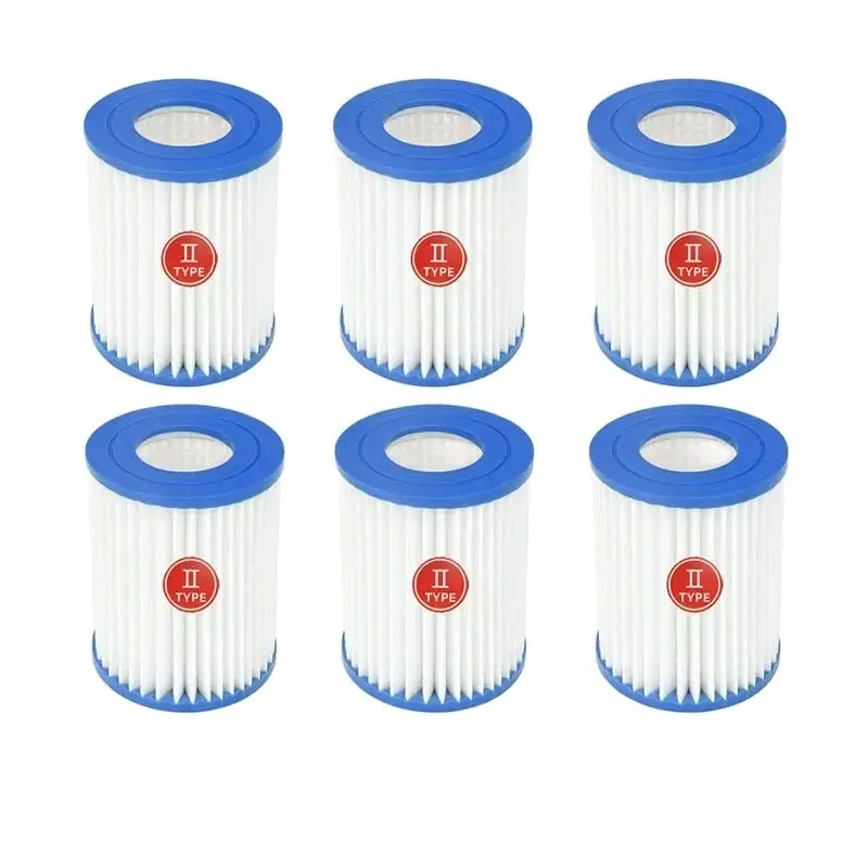 Poolfilter-Ersatz für Whirlpools Typ II Kartusche Lay Z Spa Filterpumpe 58094 530-800 Gal.