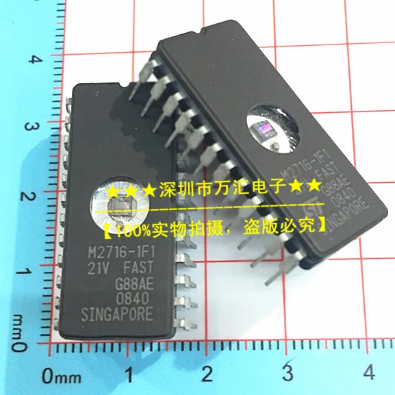 15Pcs M2716-1F1 M2716 M2716F1 DIP-24 High quality Original In Stock NMOS 16K 2K x 8 UV EPROM IC NEW