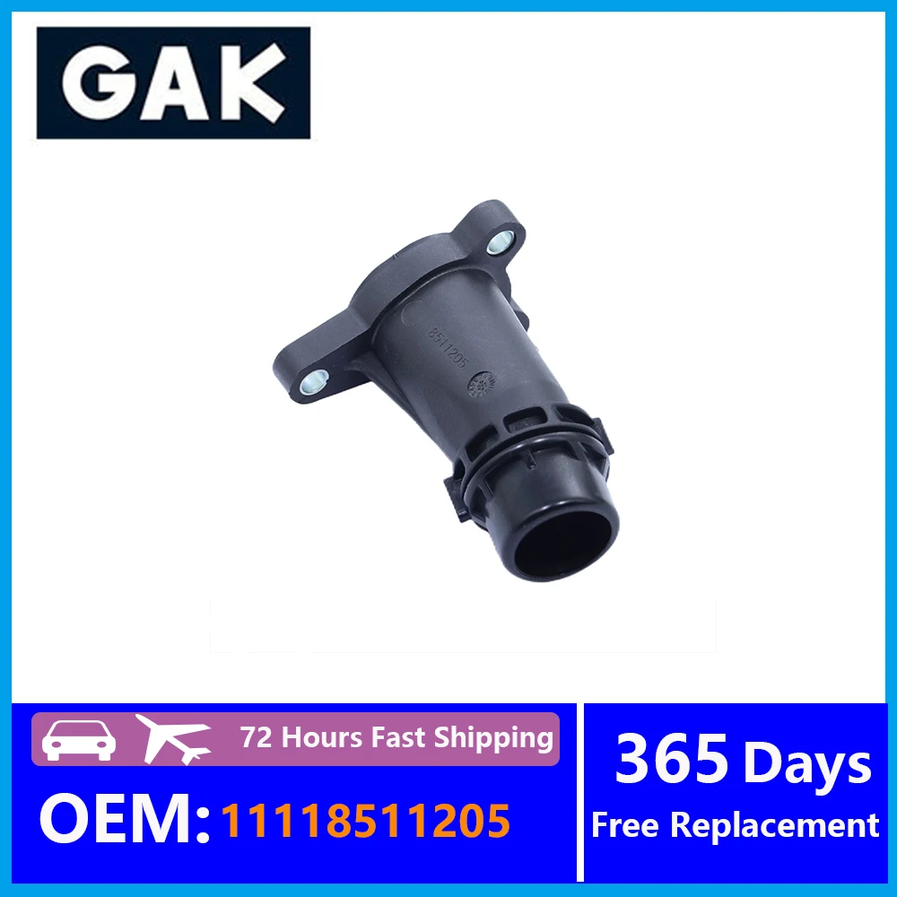1PCS 11118511205 GAK Water Pipe Fitting Accessories For BMW X1 X3 F30 F20 MINI JCW CLUBMAN COUNTRYMAN Replacement Parts