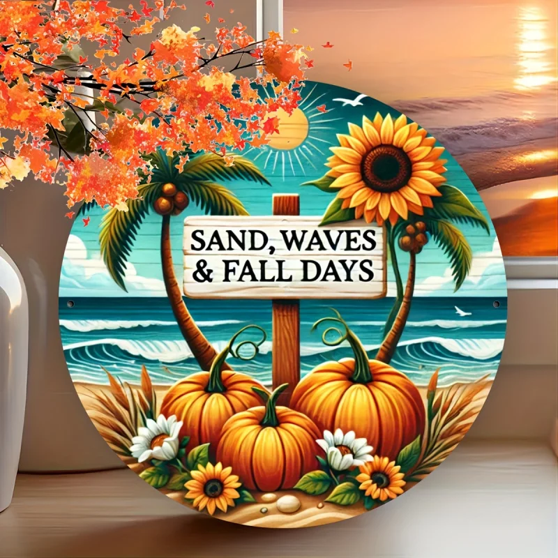 Autumnal Beach Art …