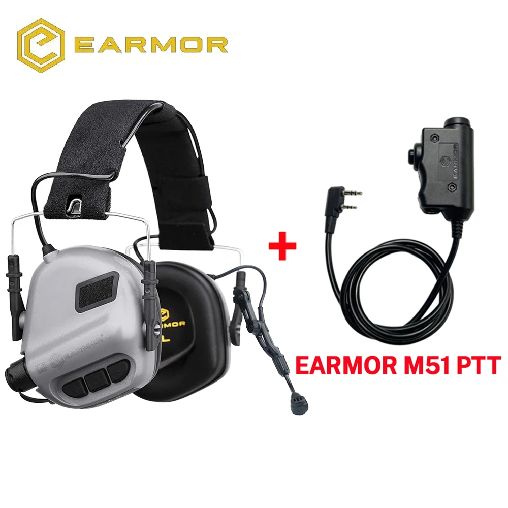EARMOR M32 タクティカルヘッドセットアンチノイズヘッドフォン通信