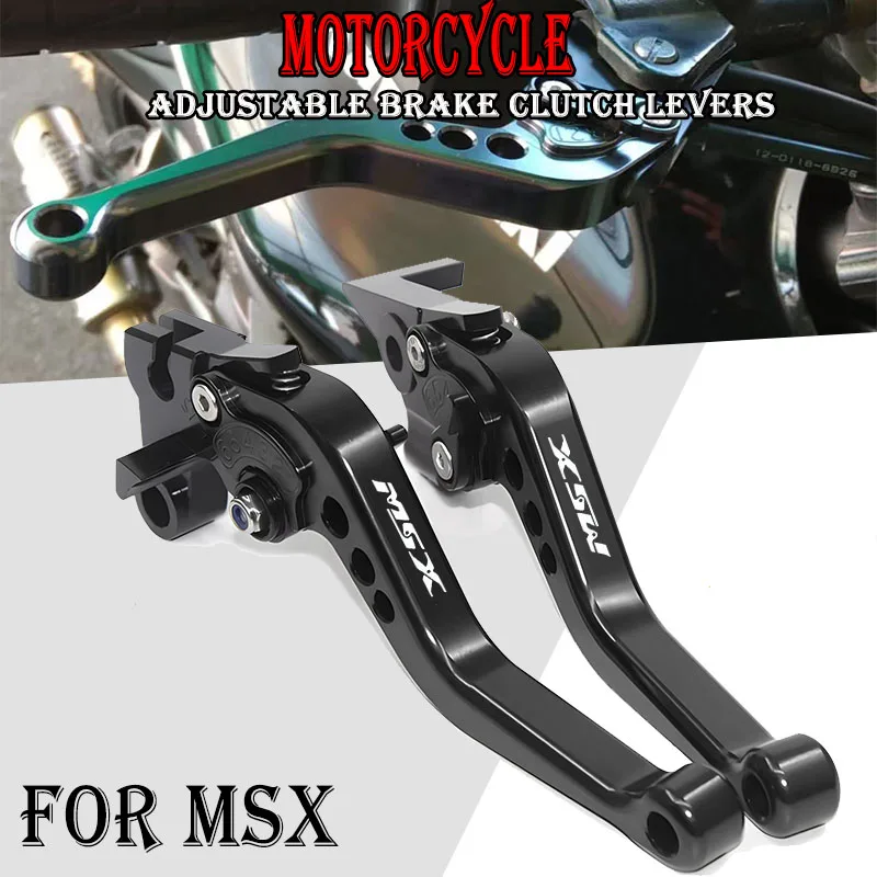 Motorcycle Accessories Adjustable Brake Clutch Levers For GROM MSX 125 MSX125 2013-2023