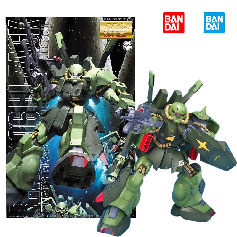 

Bandai Original box GUNDAM MG 1/100 RMS-106 HI-ZAKU Model Kit Anime Action Fighter Figure Assembly Toy Gift for Children kids