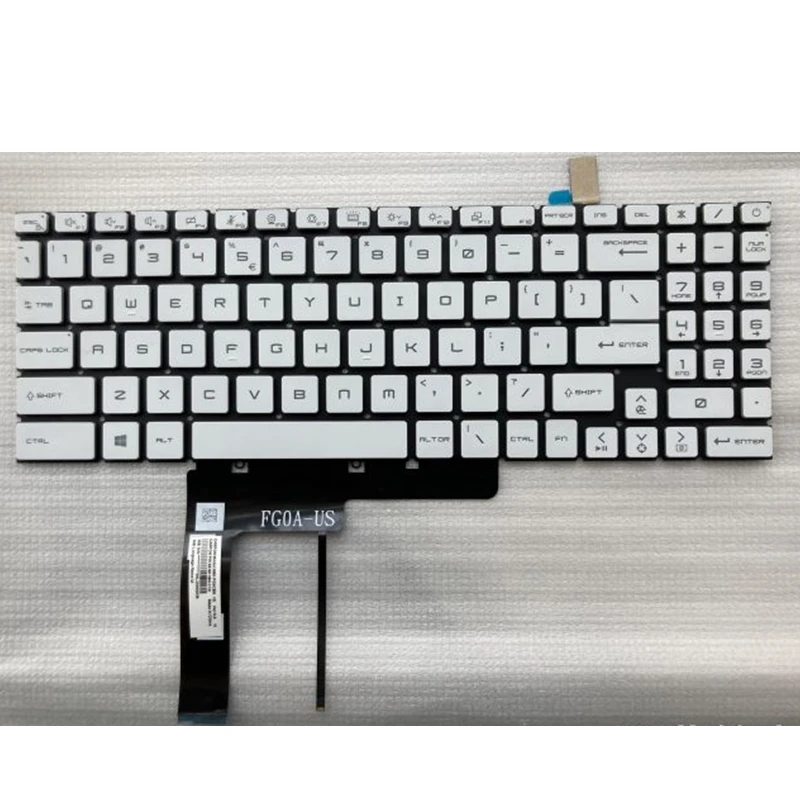 US/RU NEW Laptop Keyboard For MSI MS-15H Z16 GP76 GL66 GF66 GF76