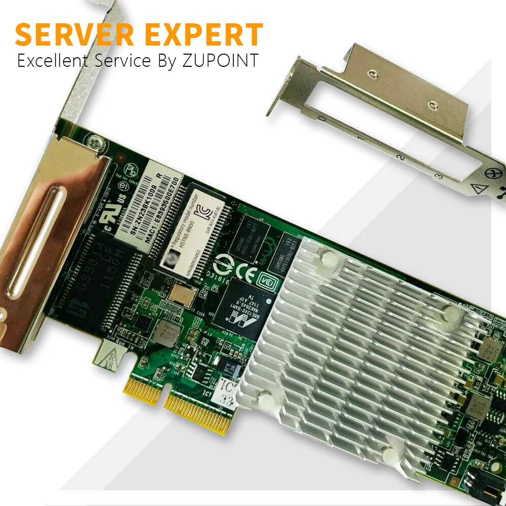 Imagem -03 - Zupoint-controlador de Interface de Rede Porta Quad Pcie Adaptador Gigabit Server Nc375t 539931001 538696-b21