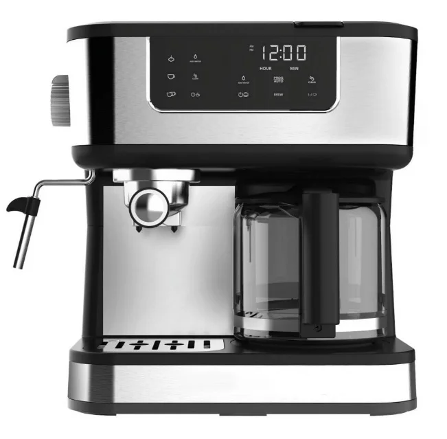 Dual Brew, 10 Cup Coffee + Espresso, Black and Stainless Finish, Touchscreen Display, New