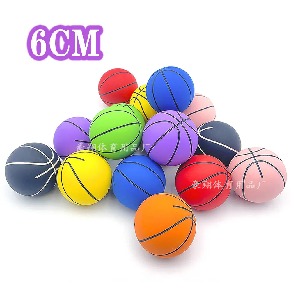 Pallacanestro/tennis in gomma extra alta rimbalzante da 6 cm, mini palla rimbalzante cava antistress, piccolo regalo per bambini