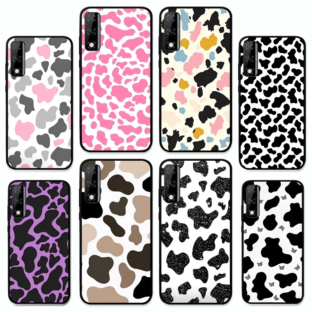 Cow Print Phone Case For Huawei Y9 6 7 5 Prime Enjoy 7s 7 8 plus 7a 9e 9plus 8E Lite Psmart Shell