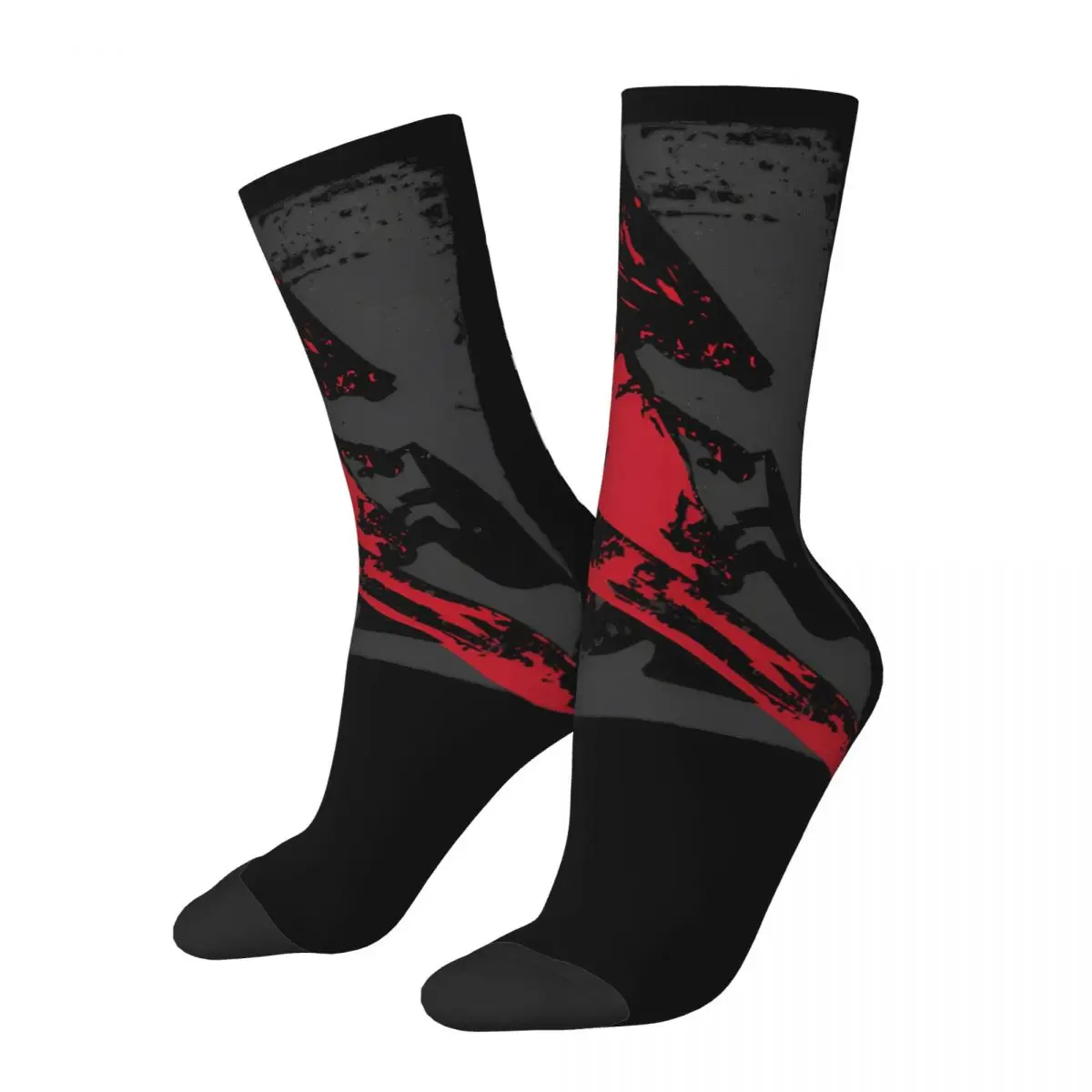

Продукция для видеоигр Silent Hill 2, нескользящие спортивные длинные носки с красной пирамидой, удобные мужские подарки