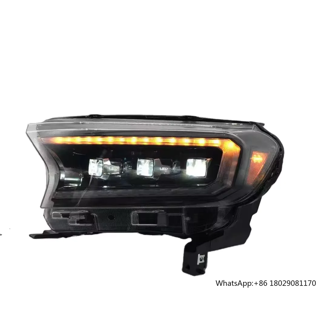 Lampe frontale LED complète pour Ford Ranger SUV, lumière solaire, 2016