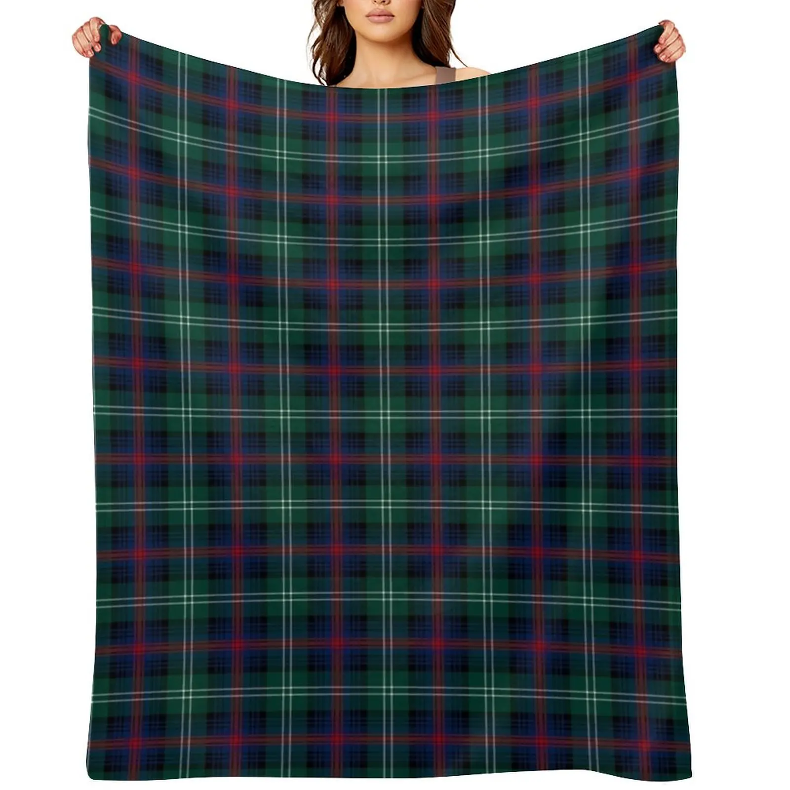 

Clan Sutherland Tartan Throw Blanket For Sofa Thin Bed Fashionable Thin Luxury Designer Blankets