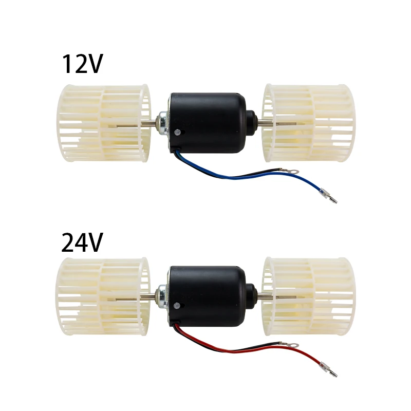 Universal Condenser Blower Motor Assembly With Wheel 12V / 24V AC Air Conditioning Car Truck Bus