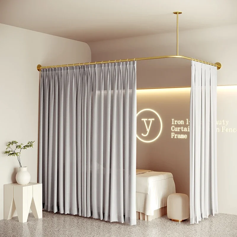 * Beauty Salon Partition Curtains Health museum Physiotherapy Blackout Curtains Beauty Salon Cubicle Privacy protection