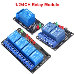 1PCS 1/2/4 Channel 3V Relay Module Board Low Level Trigger Relay Output Relay Module with LED Indicator 1CH 2CH 4CH