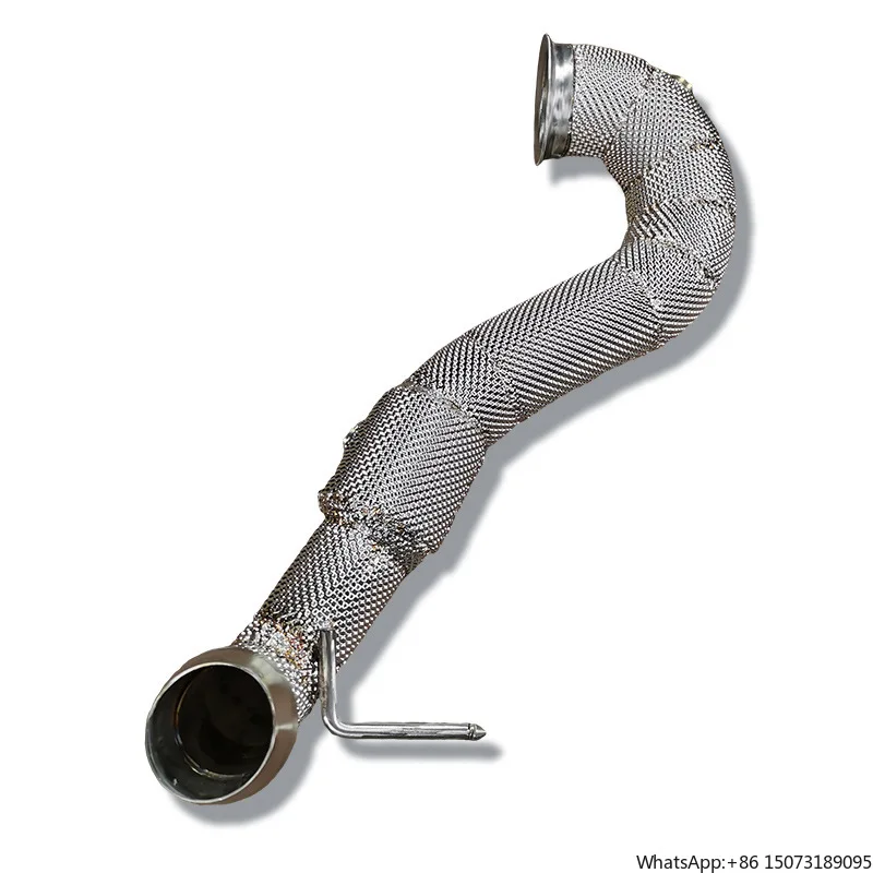 

20.High Performance Stainless Steel High-Flow Front Pipe With Catalytic Converter for A45 CLA45