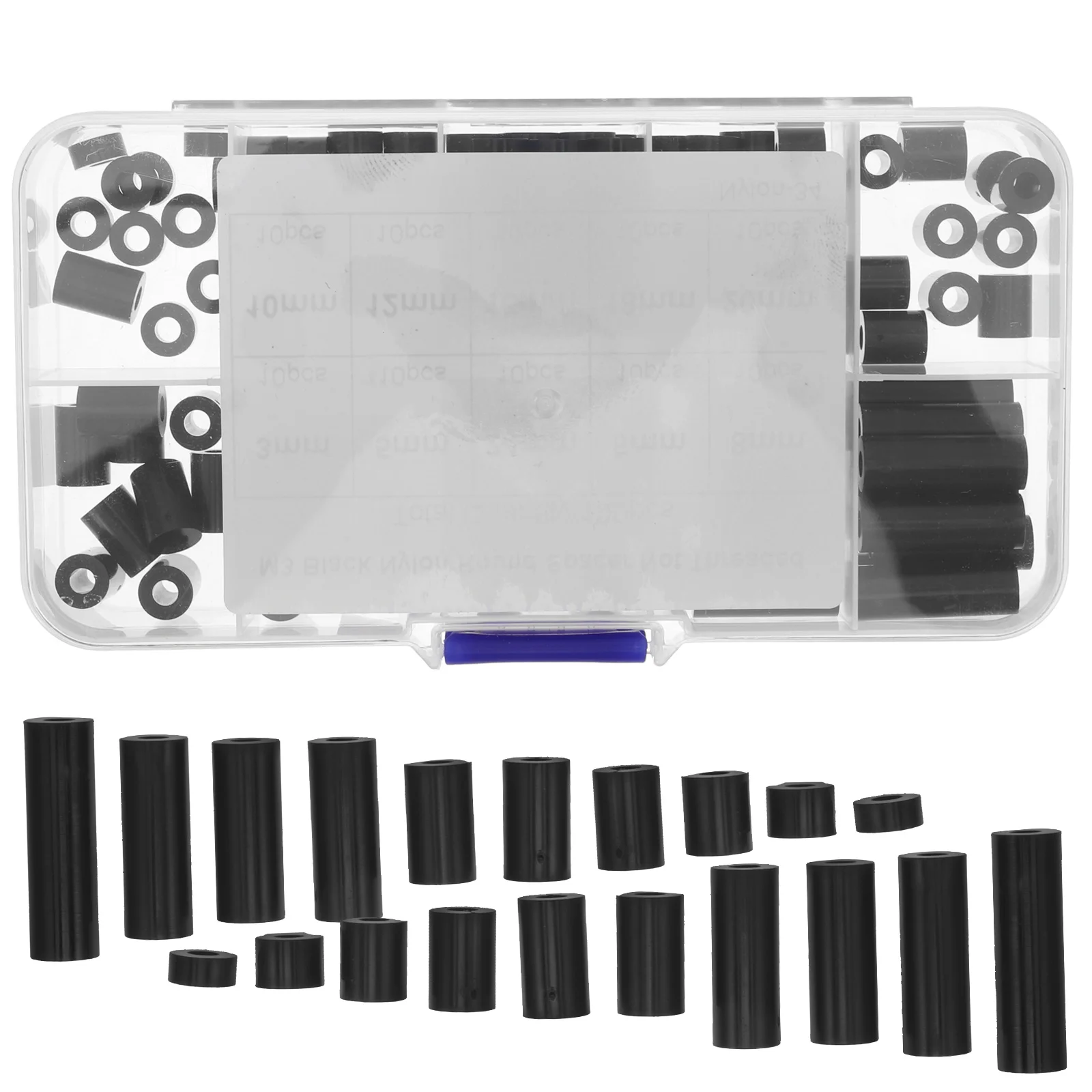 

100pcs Nylon Spacers Washers for Electrical Outlet Parts Screw Spacer Insulation Leak Proof Secure Fit Daily Use