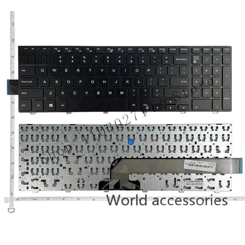 

& US/UK/SP keyboard For Dell Inspiron 15 3000 5000 3541 3542 3543 5542 3550 5545 5547 3551 3552 3559 3565 3567 3551 3558 #