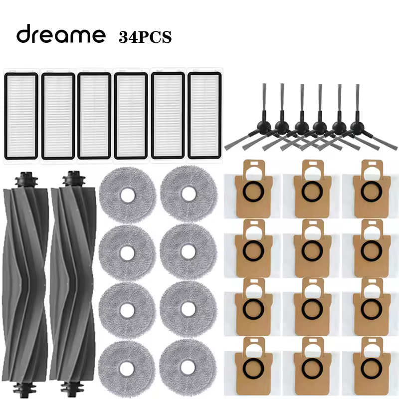 Dreame Bot L30 Ultra L20 Ultra Robot Vacuum Spare Parts Consumables Main Side Brush Hepa Filter Mop Cloth Dust Bag Accessories - Image 7