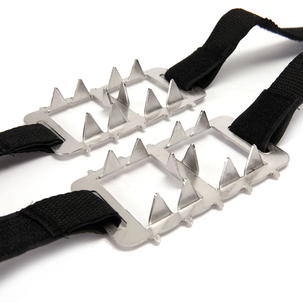 

2 PCS Anti-slip Crampons Winter Shoe Toothed Silicone Ice Gripper Outdoor
