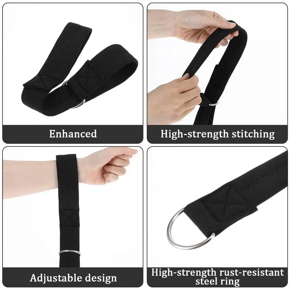 New Adjustable Stroller Straps Black with Soft Padded Handle Safety Wrist Strap Anti Slip Wristband Security-Accessory