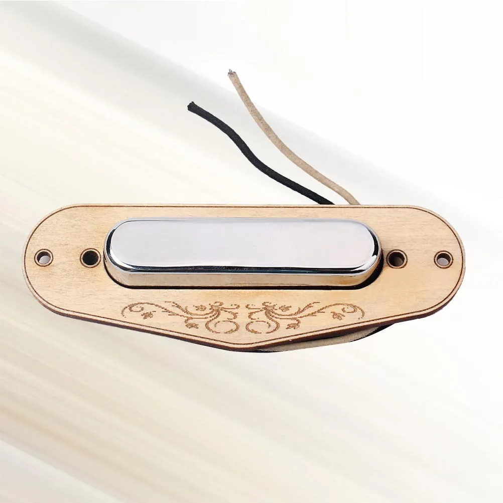 

Maple Wood Guitar Pickup Frame Single Coil Mounting Ring Inner Hole 15mm Narrow Tl Style Electric Guitars Khaki