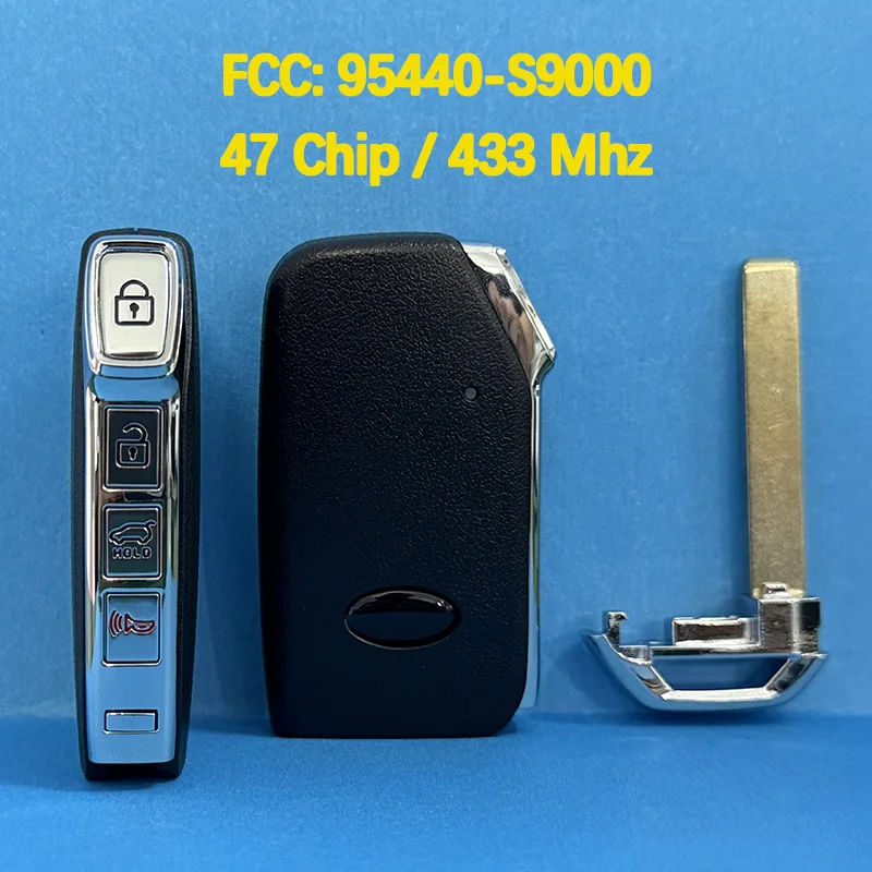 

CN051100 Aftermarket 3+1 Button Genuine Smart Remote Key 47 Chip 433Mhz FCC 95440-S9000 For KIA Telluride 2020
