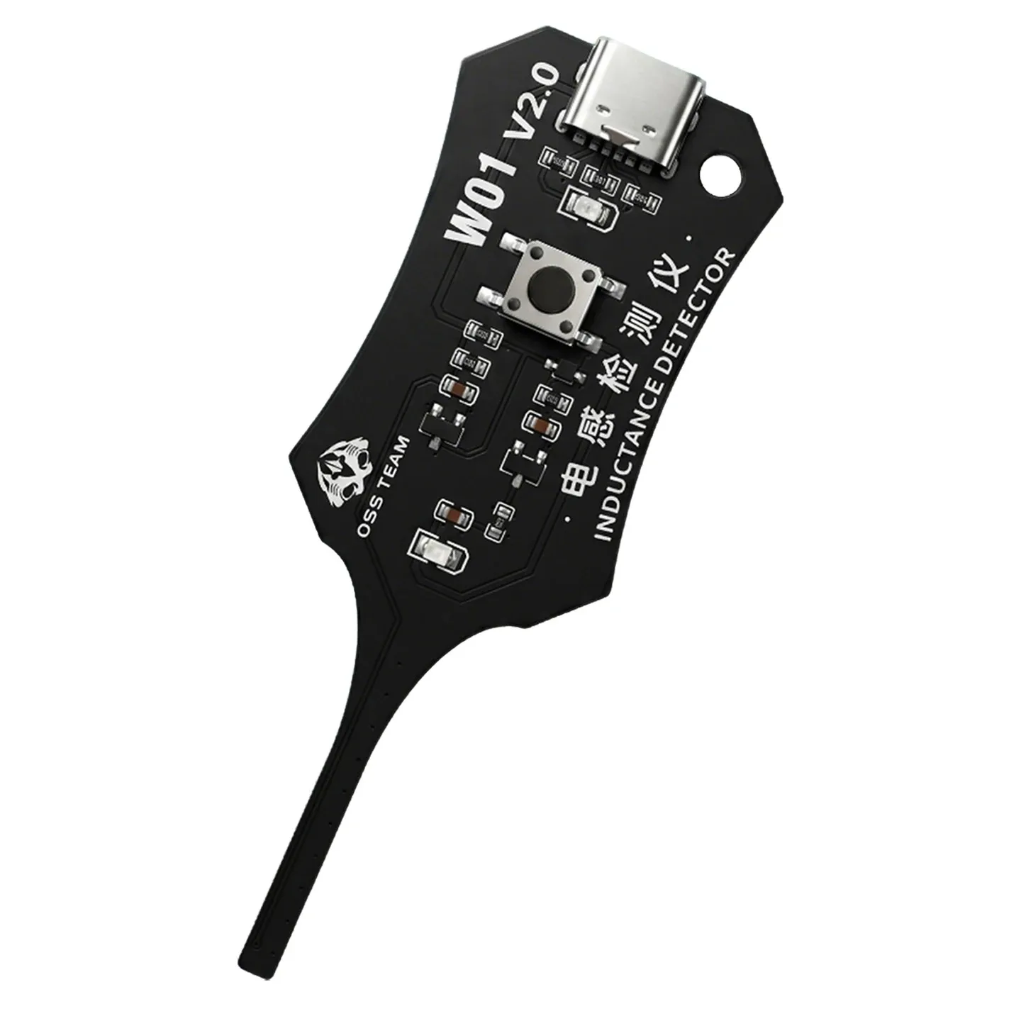 OSS W01 2.0 Type-C Inductance Tester Motherboard Coil Tester for Mobile Phone Component Fault Detection and Diagnosis Repair