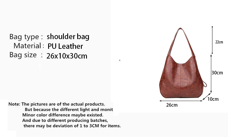 Yogodlns Vintage Frauen Handtasche Designer Luxus Handtaschen Frauen Schulter Tote Weibliche Top-griff Taschen Mode Marke – Detail 2