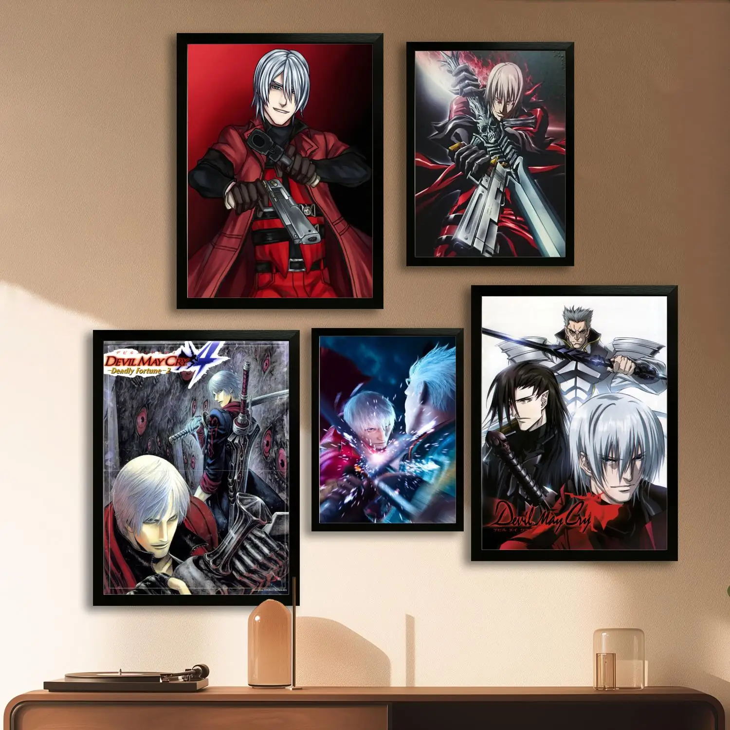 devil may cry anime Canvas Art Poster and Wall Art, Picture Print, Modern Family Bedroom Decor, Posters,Decorative painting