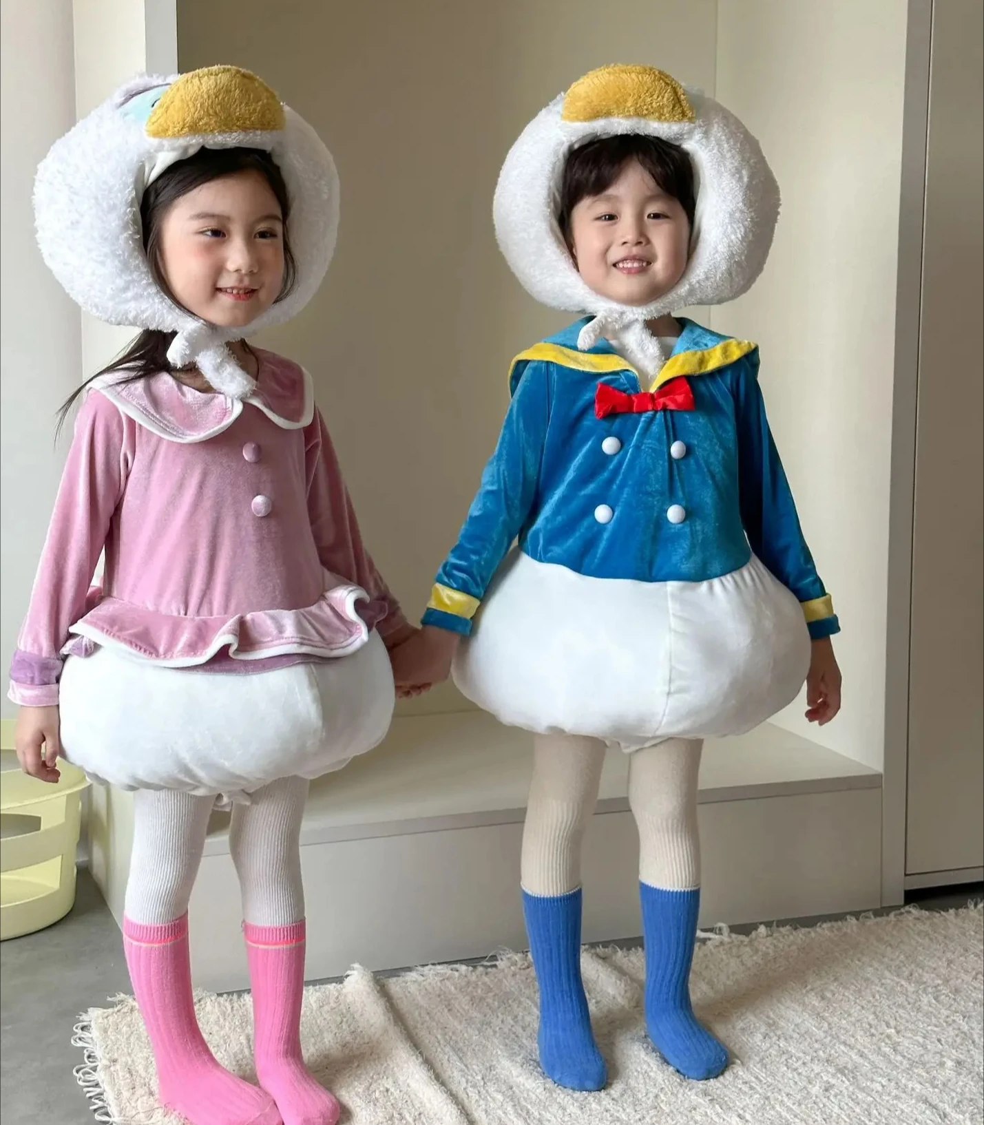Autumn and Winter Childrens Jumpsuit Cute Doll Costume for Boys and Girls Kindergarten Performance Costume