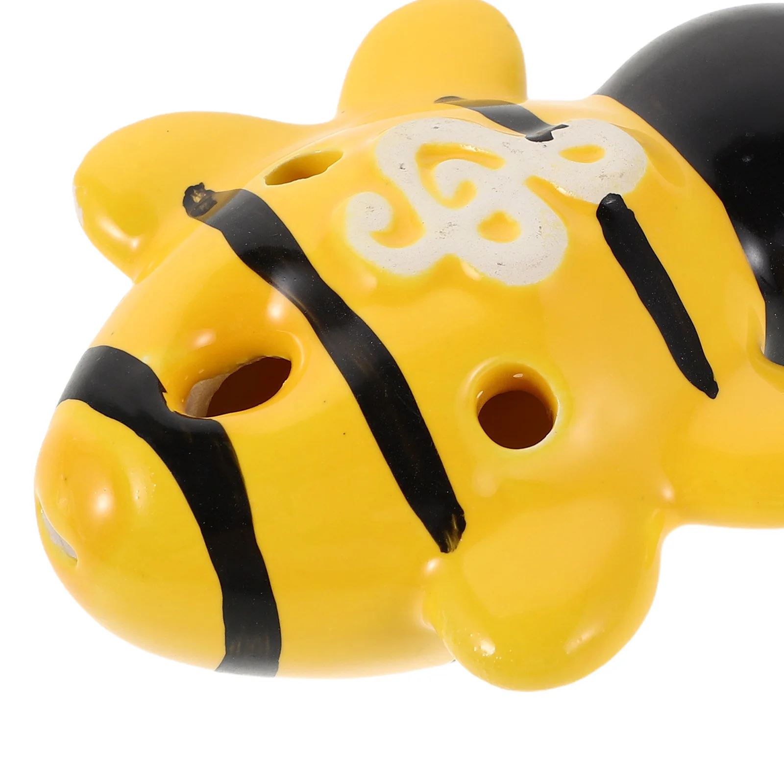 الأكرينا الصفراء 6 حفرة السيراميك الأكرينا الناي أداة الرياح الصينية التقليدية للمبتدئين