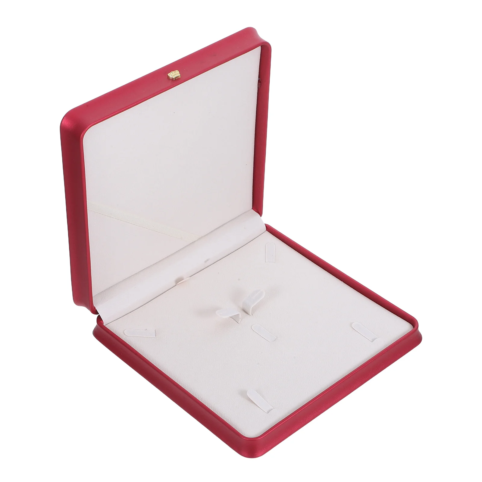 

Wedding Jewelry Box Earrings Bracelet Storage Display Case Red Pu Organizer Miss